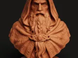 Archmage Wizard Bust | Mystic Sorcerer Statue | High Fantasy-5