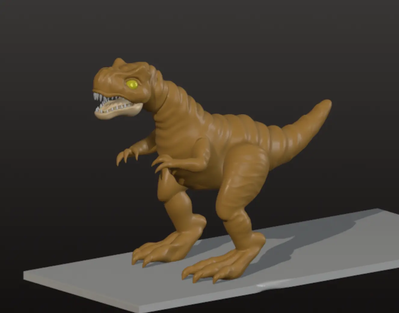 Tyrannosaurus rex t-rex articulated flexi
