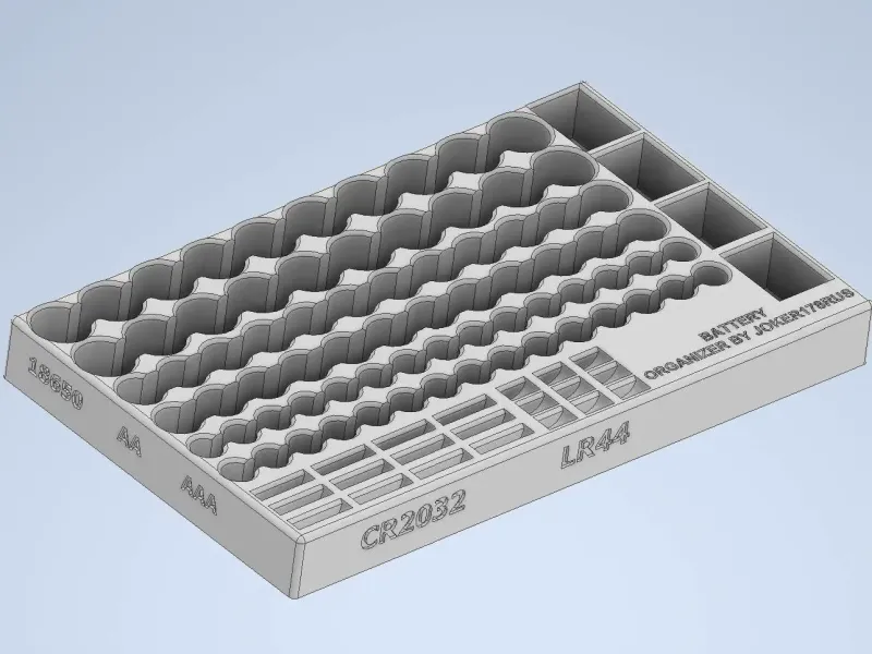Battery and Battery storage Organizer