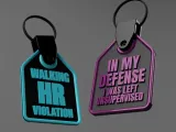 Quirky Luggage Tags Collection - Travel Essentials 🏷️-7