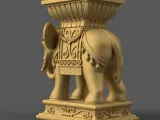 Elephant Table-Pot-planter-candy container-urn-candle holder-4