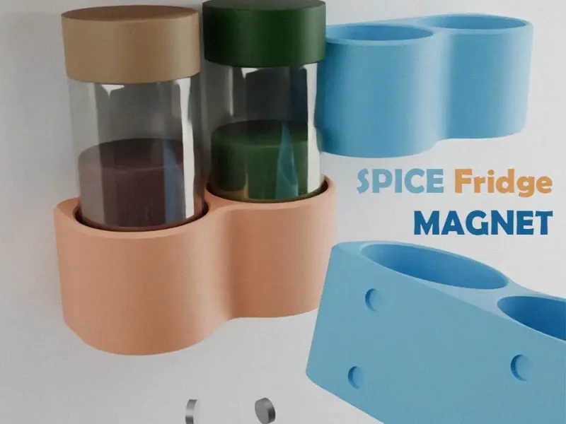 Double Spice Fridge Magnet