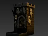 Gothic Haunted Dice Tower-6