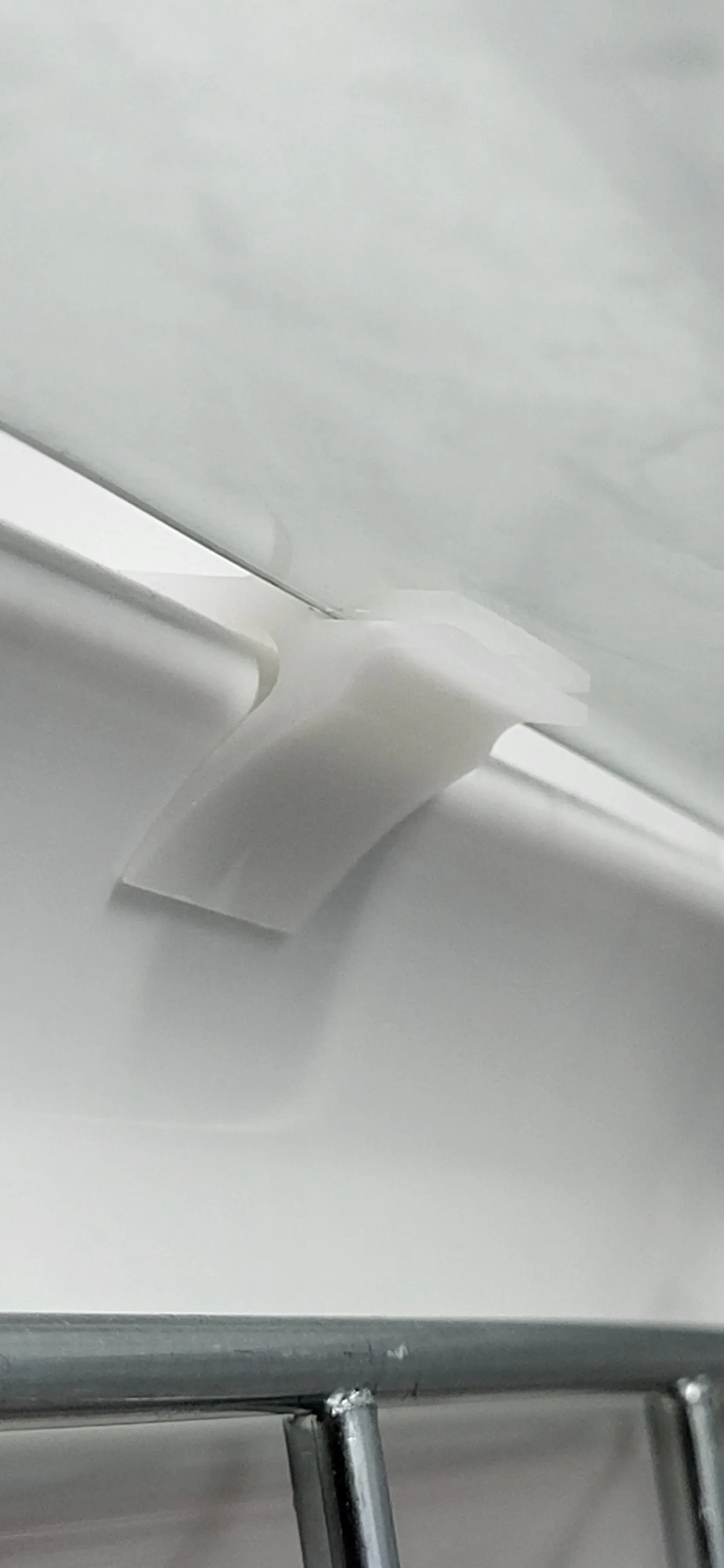 AEG Freezer shelf plastic hinge