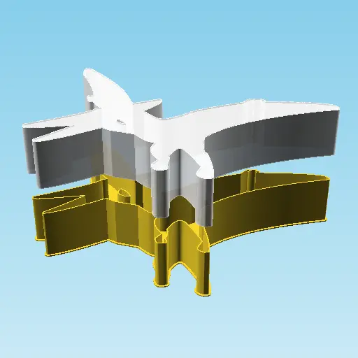 Dinosaur Icon 0043, nestable box (v2)