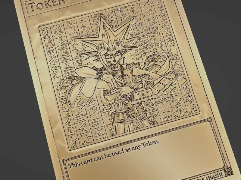 carta gettone yami yugi - yugioh