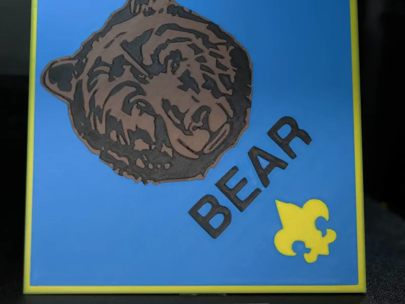 Cub Scouts Bear Plaque