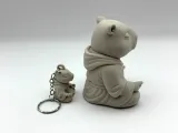 Capybara Monk & Keychain-1