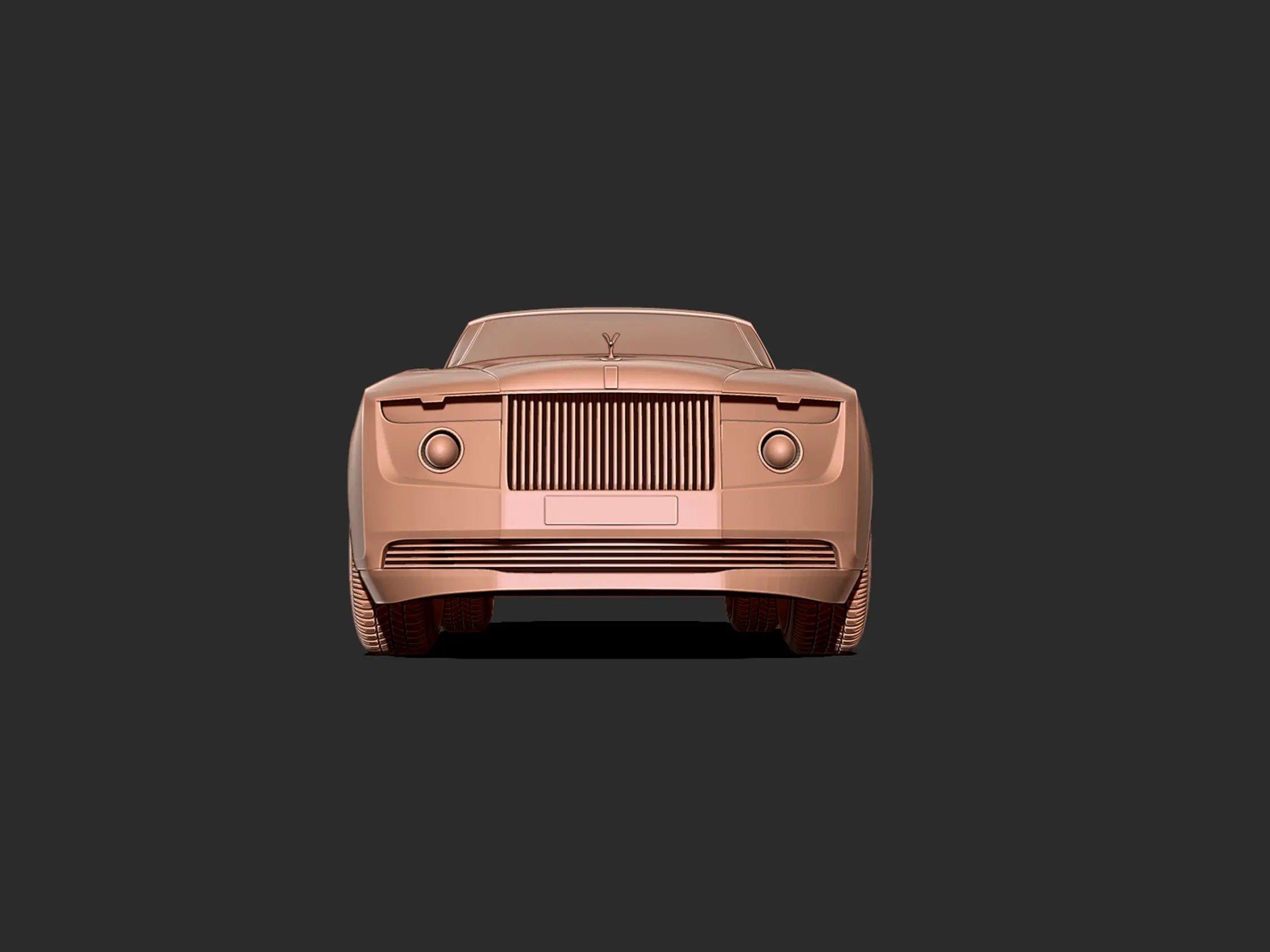 Rolls Royce Boat Tail 3D Print model