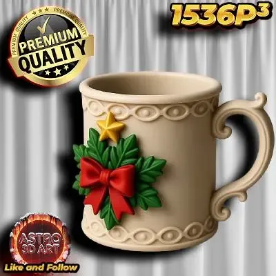 Christmas mug with Christmas tree