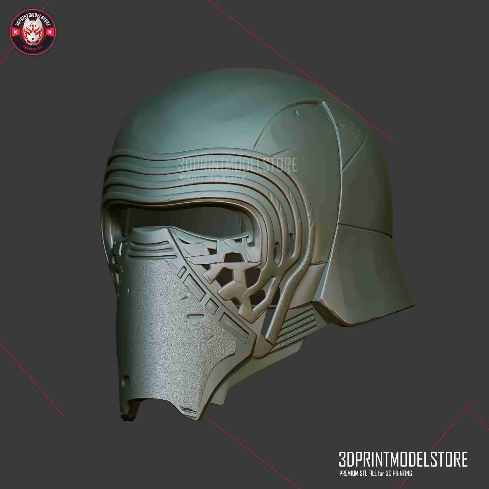 Kylo Ren Star Wars Cosplay Helmet - Halloween Costume Mask