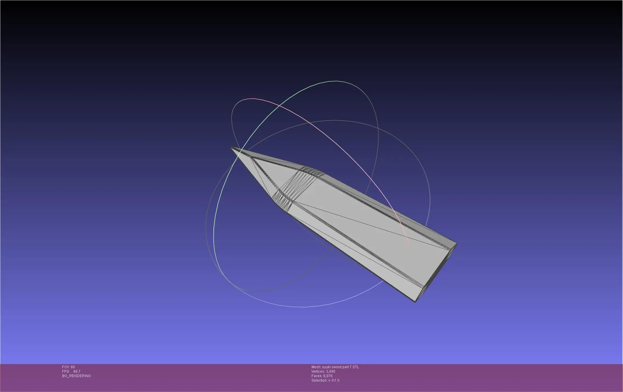 Sword Art Online Konno Yuuki Sword Printable Assembly