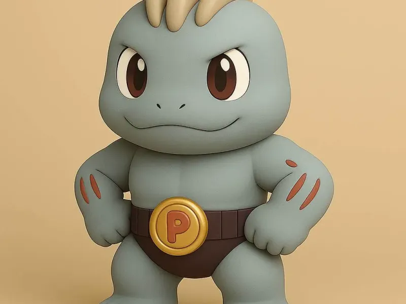 Machoke Pokemon Chibi