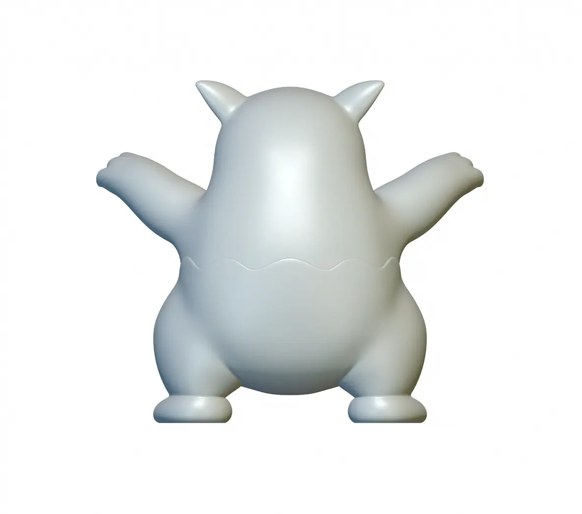 Pokemon Drowzee #96 - ¡Listo para imprimir en 3D!