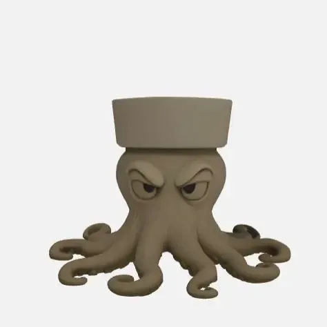 Polvo alexa e vaso