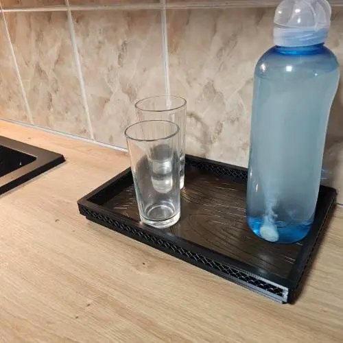 Kitchen counter tray
