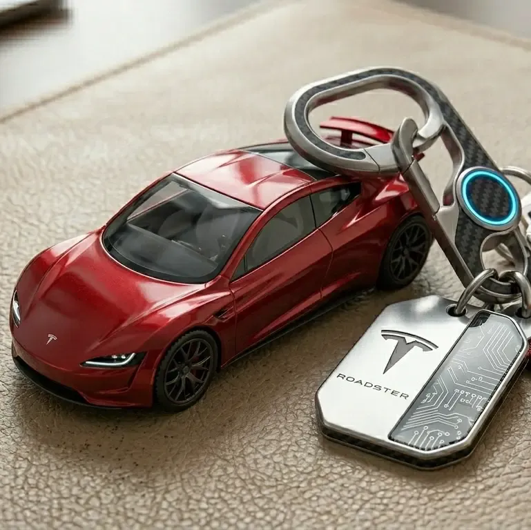 Llavero Tesla roadster