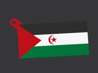 EH - Sahrawi Arab Democratic Republic Flag keychain