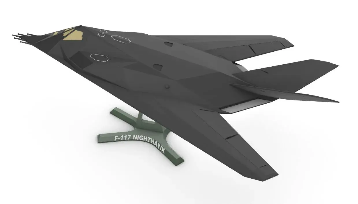 F-117 Nighthawk 1:48 Ficheiro STL e 3MF para impressão 3D