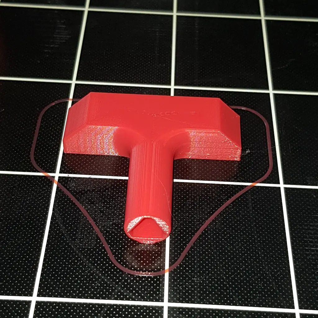 Triangular Universal Key for Water and Gas Meter Boxes