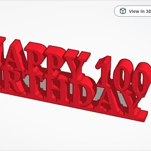 Happy Birthday 100