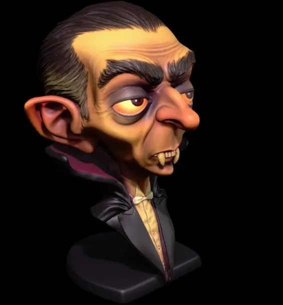 Dracula bust