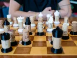 Wine Cork Chess Set-1