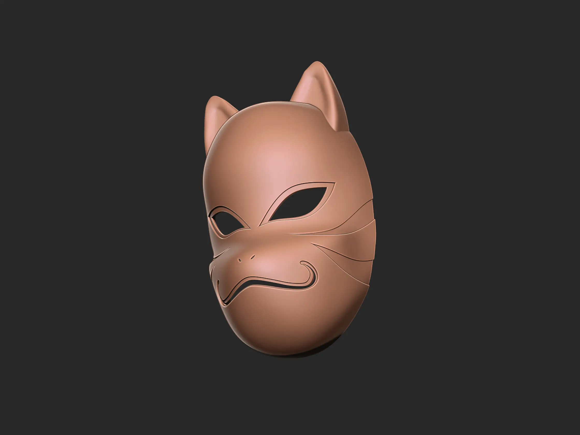 Kakashi Anbu mask from Naruto 3d print model | 3D models download ...