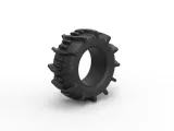Offroad tire 19 Scale 1:25-1