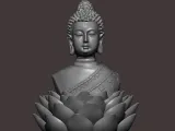 Buddha for 3D Printing 3D print model-5