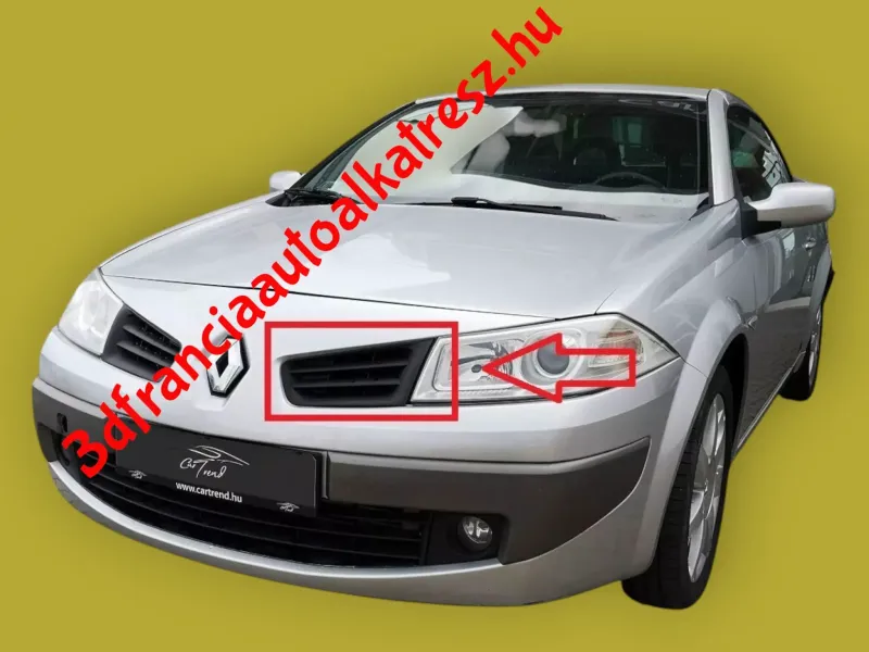 Renault Megane 2 első hűtőrács 8200412381