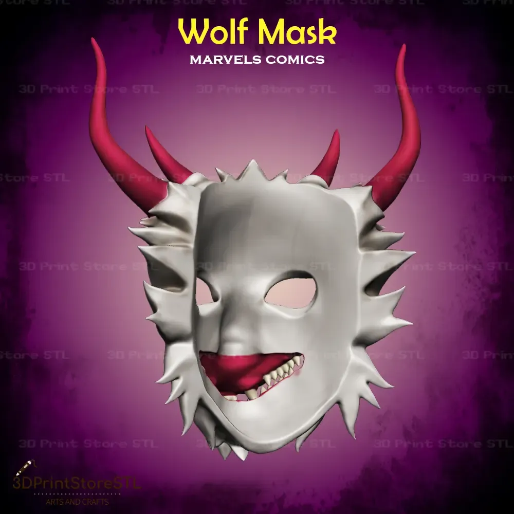 Mask Wolf Cosplay - STL File