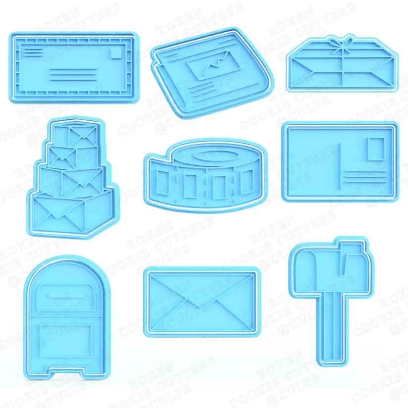 Post Office cookie cutter set of 9