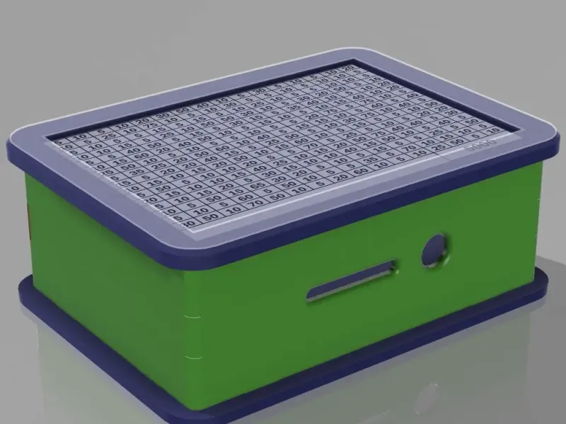 Money Box with Tracking Table - Money Saving Challenge