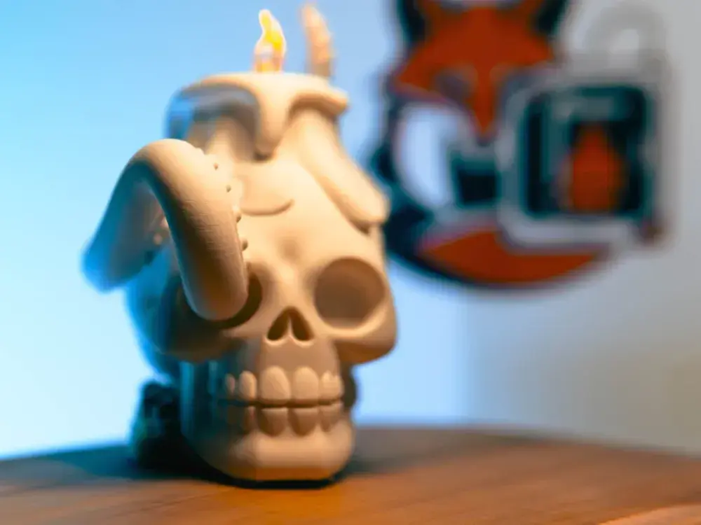 The Tentacle Skull Lamp