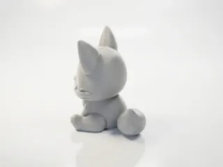 Cute Fox Figurine Chibi Animal 3D Printable