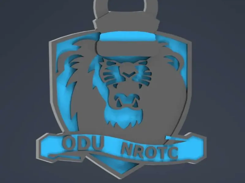 ODU NROTC key chain