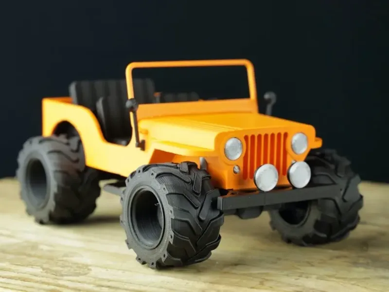 WILLYS JEEP - Vollständig bedruckbar