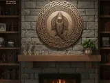 Celtic Salmon Wall Plaque-0