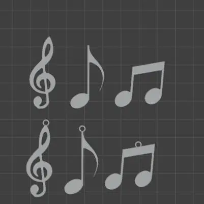3D Printer Files | 3MF File | Musical notes | Creality Cloud