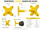 Tool Grinder Disc Holder – Wall-Mounted Reinforced-4