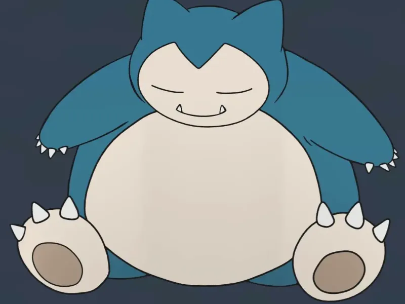 Snorlax Wall Art
