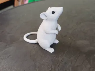 Standing Mouse Figurine