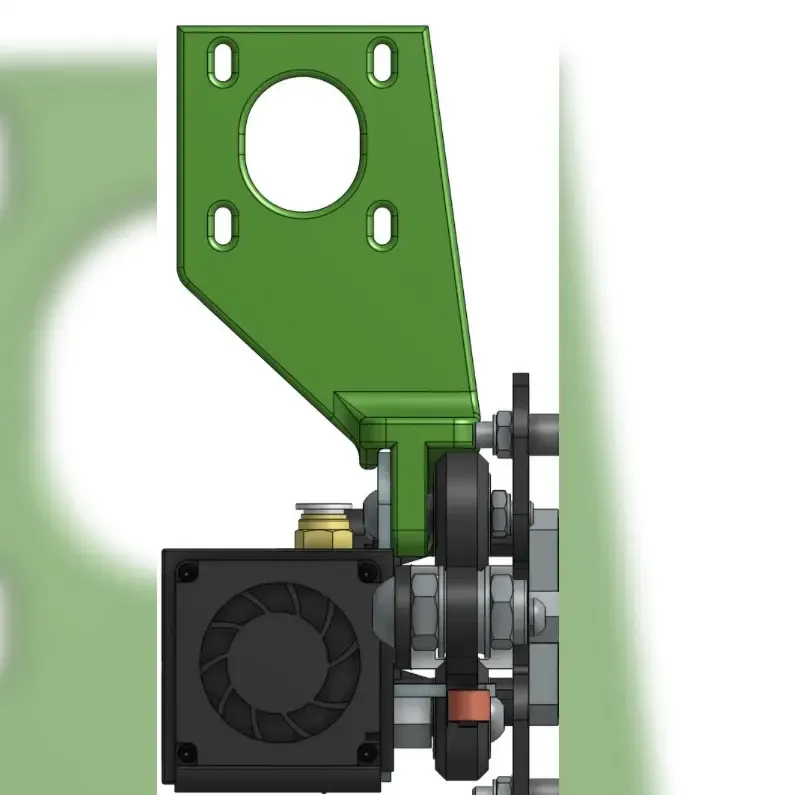 Ender 3 No Hardware Filament Direct Drive Mount