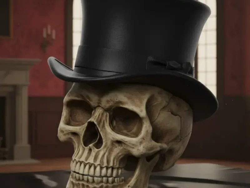 TOP HAT SKULL.