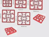 Puzzle Cookie Cutter, 9 pieces puzzle, kids, Baking-2