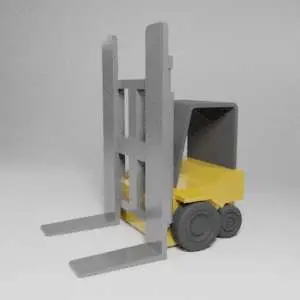 Simple Mini Forklift Bookend