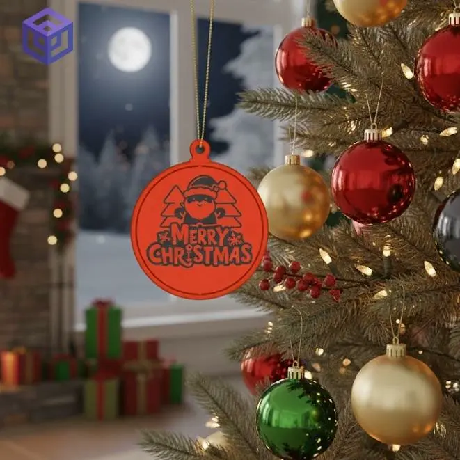 spinning Christmas decoration v10