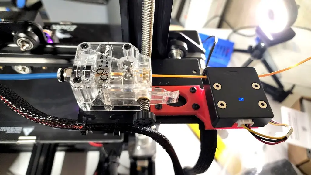 Крепление для датчика филамента - Ender 3 E - Обновление экструдера BMG