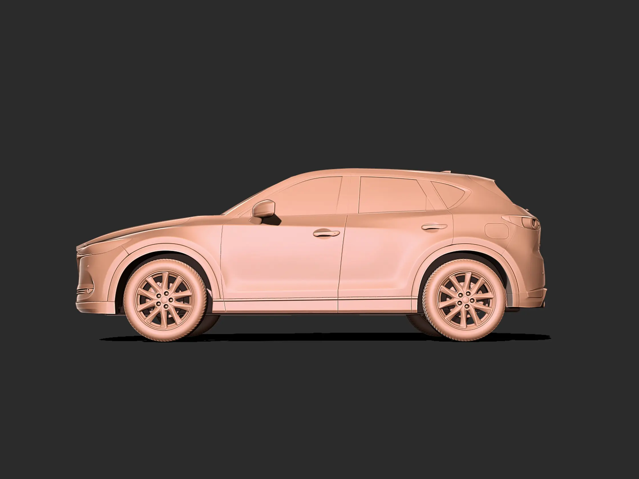 Mazda CX-5 2017 3d print model